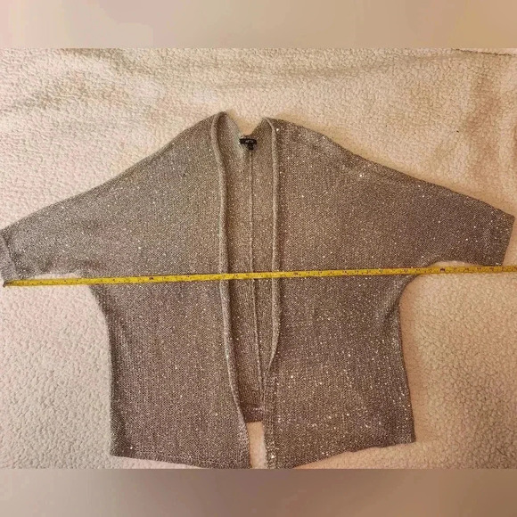 Apt. 9 Silver Sparkle Open-Front Cardigan - Picture 7 of 10